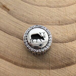 Pandora Sweden Elk Exclusive Charm Pendant, S925 Silver Jewelry